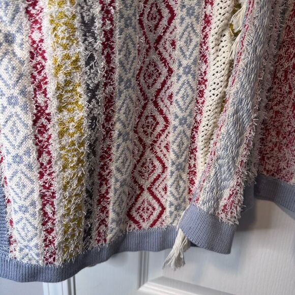 Cabi Love Siesta Fringed Oversized Cardigan Poncho Size XS/S Boho Southwestern - Picture 5 of 12